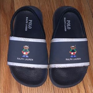 Boys Ralph Lauren slides